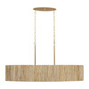 Varaluz - 391N06FG - Six Light Linear Pendant - Jacob's Ladder - French Gold