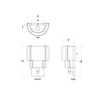 Varaluz - 389W01MBHN - One Light Wall Sconce - Blonde Moment - Matte Black/Honey/Medium Oak