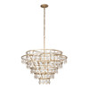 Varaluz - 386C10FG - Ten Light Chandelier - Fleur - French Gold