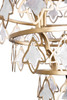Varaluz - 386C04FG - Four Light Chandelier - Fleur - French Gold