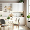 Varaluz - 386C04FG - Four Light Chandelier - Fleur - French Gold