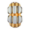 Varaluz - 382W02AGGD - Two Light Wall Sconce - Swoon - Antique Gold/Gold Dust