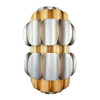 Varaluz - 382W02AGGD - Two Light Wall Sconce - Swoon - Antique Gold/Gold Dust