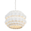 Varaluz - 382P06MW - Six Light Pendant - Swoon - Matte White