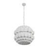 Varaluz - 382P06MW - Six Light Pendant - Swoon - Matte White