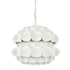 Varaluz - 382P03MW - Three Light Pendant - Swoon - Matte White