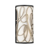 Varaluz - 381W02MBAR - Two Light Wall Sconce - Scribble - Matte Black/Artifact