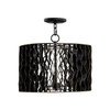 Varaluz - 380P03MBFG - Three Light Pendant - Estela - Matte Black/French Gold