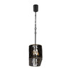 Varaluz - 380N05MBFG - Five Light Linear Pendant - Estela - Matte Black/French Gold