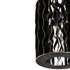 Varaluz - 380M01MBFG - One Light Mini Pendant - Estela - Matte Black/French Gold
