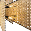 Varaluz - 379C16MBS - 16 Light Chandelier - Machina - Matte Black/Sulihiya