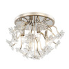 Varaluz - 378S04GDAR - Four Light Semi-Flush Mount - Wildflower - Gold Dust/Artifact