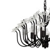 Varaluz - 378C06MB - Six Light Chandelier - Wildflower - Matte Black
