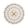 Varaluz - 377S04FG - Four Light Semi-Flush Mount - Kalani - French Gold