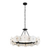 Varaluz - 370C06MB - Six Light Chandelier - Cosmos - Matte Black