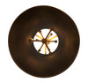 Varaluz - 364F09MBFG - Nine Light Foyer Pendant - Coco - Matte Black/French Gold