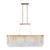 Varaluz - 359N06HG - Six Light Linear Pendant - Lafayette - Havana Gold