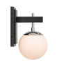 Varaluz - 352B01BLPN - One Light Bath - Allie - Black/Polished Nickel