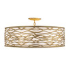 Varaluz - 348S06HG - Six Light Convertible Semi-Flush/Pendant - Kato - Havana Gold