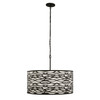 Varaluz - 348P06CB - Six Light Pendant - Kato - Carbon Black