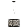 Varaluz - 348P05CB - Five Light Pendant - Kato - Carbon Black
