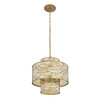 Varaluz - 348P04HG - Four Light Pendant - Kato - Havana Gold