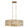 Varaluz - 348N06HG - Six Light Pendant - Kato - Havana Gold