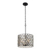 Varaluz - 345P04CBHG - Four Light Pendant - Windsor - Carbon/Havana Gold