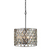 Varaluz - 345P04CBHG - Four Light Pendant - Windsor - Carbon/Havana Gold