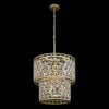 Varaluz - 345C07FGMB - Seven Light Chandelier - Windsor - French Gold/Matte Black