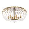 Varaluz - 343S06HG - Six Light Semi-Flush Mount - Voliere - Havana Gold