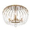 Varaluz - 343S03HG - Three Light Semi-Flush Mount - Voliere - Havana Gold
