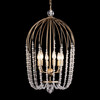 Varaluz - 343F06HG - Six Light Pendant - Voliere - Havana Gold