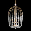 Varaluz - 343F06HG - Six Light Pendant - Voliere - Havana Gold