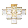 Varaluz - 329S05CG - Five Light Ceiling Fixture - Cubic - Calypso Gold
