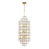 Varaluz - 329F14CG - 14 Light Foyer Pendant - Cubic - Calypso Gold
