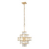 Varaluz - 329C06CG - Six Light Chandelier - Cubic - Calypso Gold