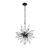 Varaluz - 311P08CB - Eight Light Pendant - Orbital - Carbon