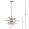 Varaluz - 311N16GD - 16 Light Linear Pendant - Orbital - Gold Dust