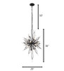 Varaluz - 311F16CB - 16 Light Foyer Pendant - Orbital - Carbon