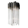 Varaluz - 309W02MBFG - Two Light Wall Sconce - Matrix - Matte Black/French Gold
