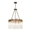 Varaluz - 309P10HG - Ten Light Pendant - Matrix - Havana Gold
