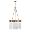 Varaluz - 309P06HG - Six Light Pendant - Matrix - Havana Gold