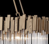 Varaluz - 309N08HG - Eight Light Linear Pendant - Matrix - Havana Gold