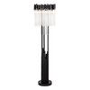 Varaluz - 309L06MBFG - Six Light Floor Lamp - Matrix - Matte Black/French Gold