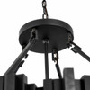 Varaluz - 309C14MBFG - 14 Light Chandelier - Matrix - Matte Black/French Gold