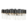 Varaluz - 309B02MBFG - Two Light Bath - Matrix - Matte Black/French Gold