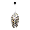 Varaluz - 271N08MBFG - Eight Light Linear Pendant - Bask - Matte Black/French Gold