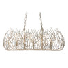 Varaluz - 271N06GD - Six Light Linear Pendant - Bask - Gold Dust
