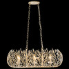 Varaluz - 271N06GD - Six Light Linear Pendant - Bask - Gold Dust